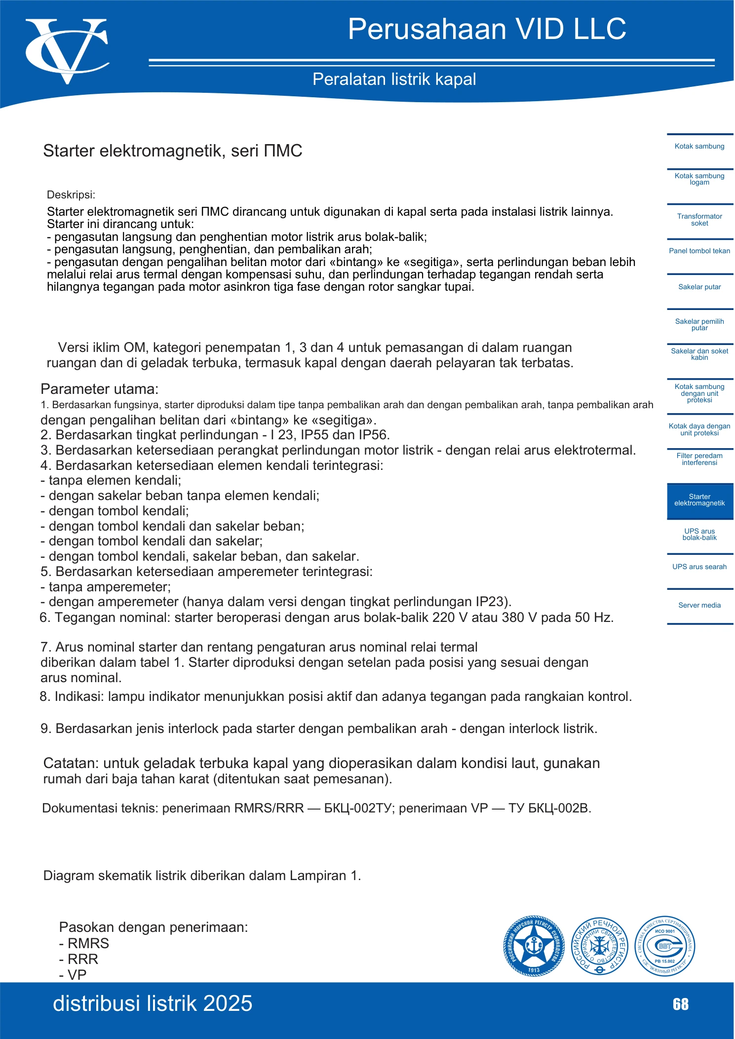 Starter elektromagnetik