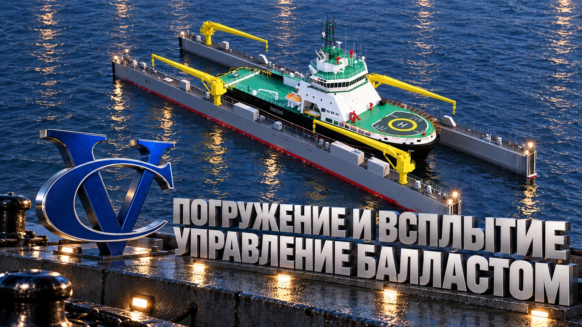 Автоматизация плавучих доков: балласт, положение и нагрузки: ключевые параметры