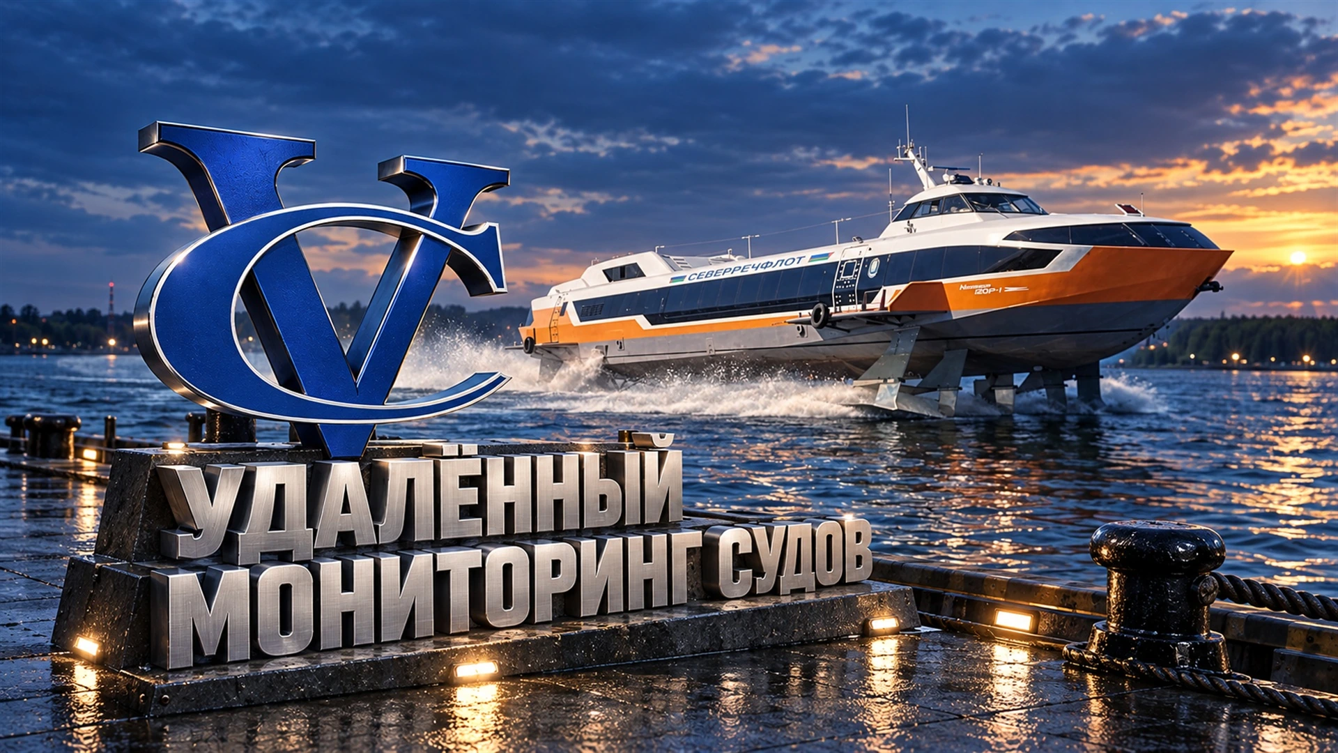 Удалённый мониторинг судов: параметры рейса для анализа на берегу: общий вид проекта