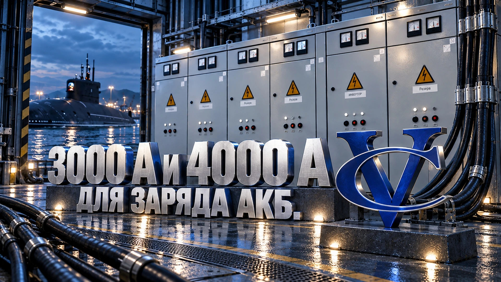 Зарядные станции для подводных объектов: токи 3000 и 4000 А: ключевые параметры