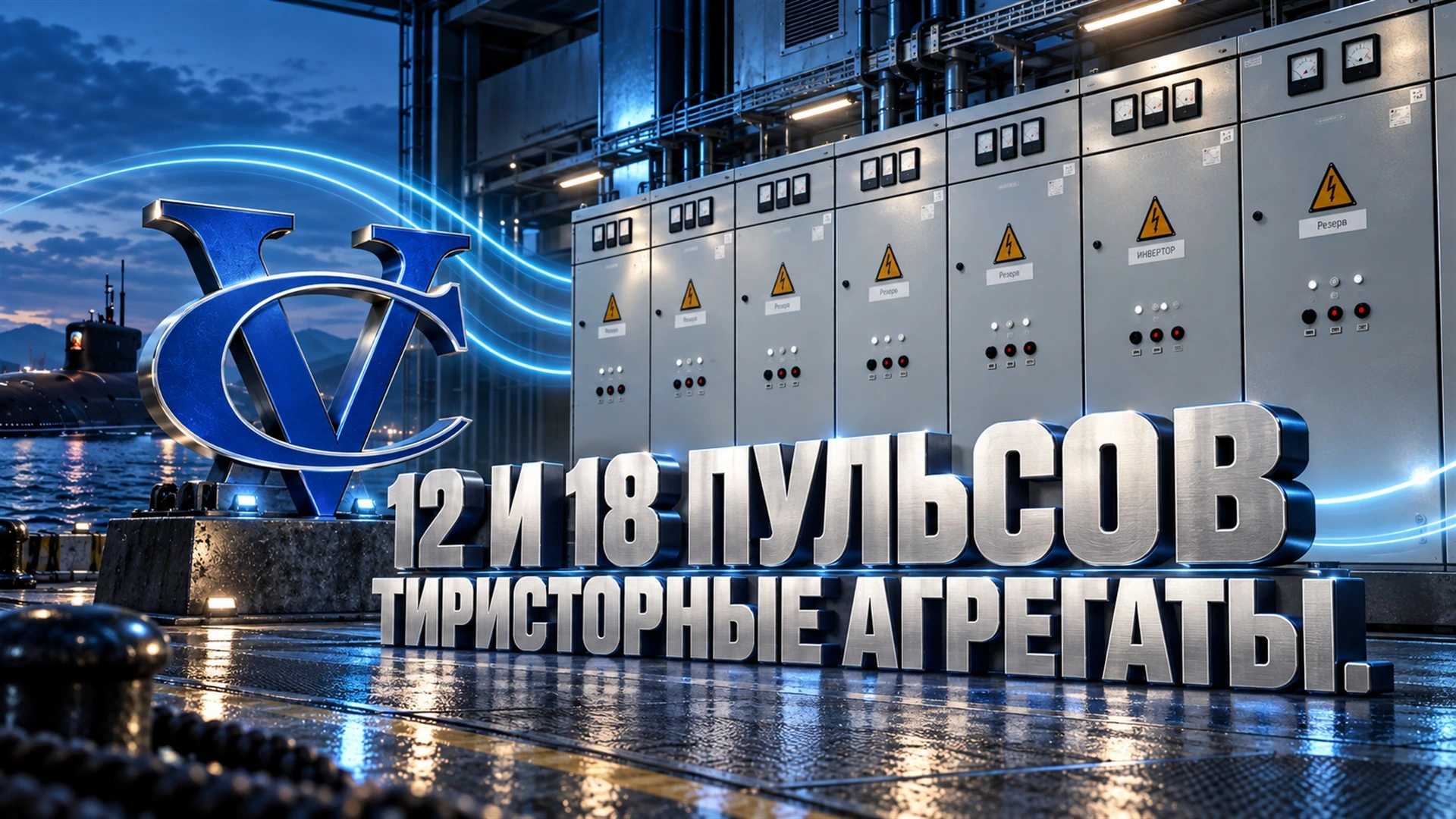 Зарядные станции для подводных объектов: токи 3000 и 4000 А: функции системы