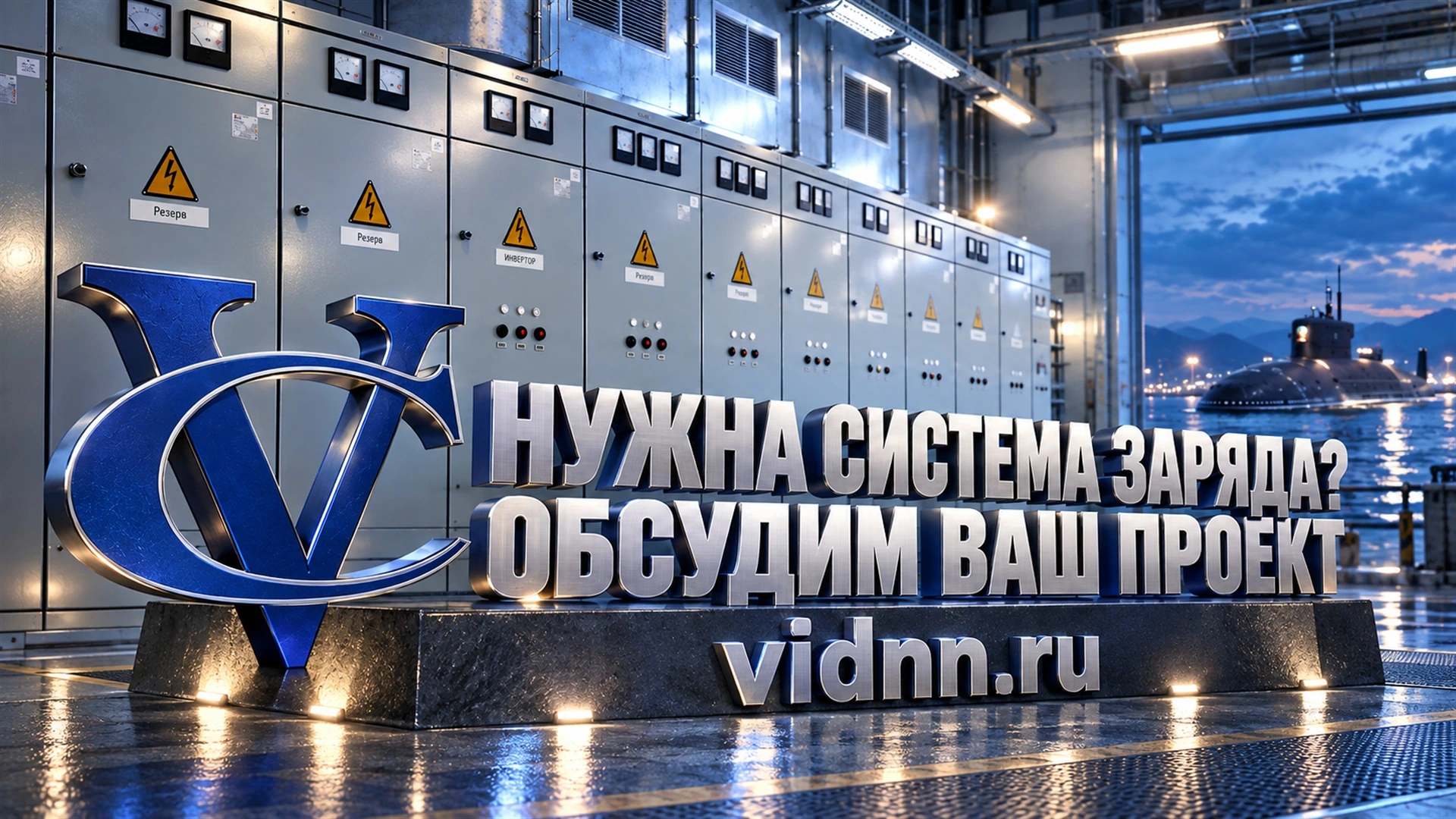 Зарядные станции для подводных объектов: токи 3000 и 4000 А: комплекс ВИД