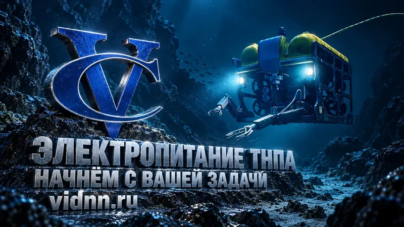 Catu daya ROV: sistem 2 kV dan 40 kW untuk kedalaman 350 m — sistem VID