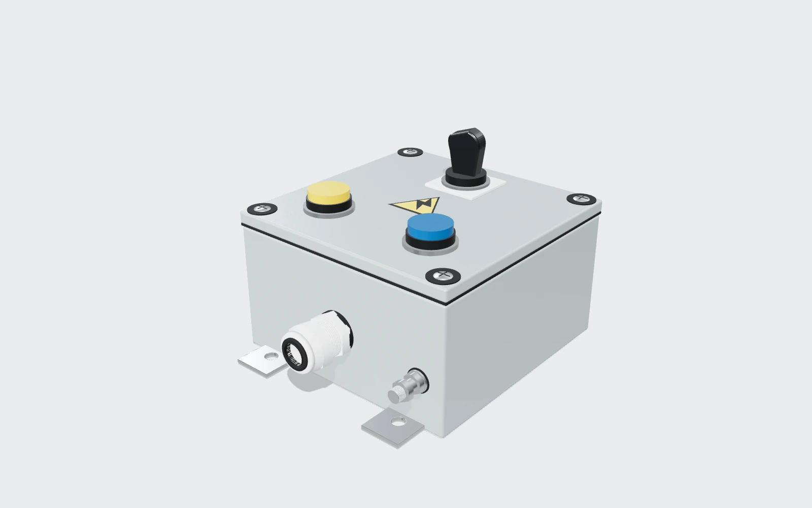 Custom push-button stations · Configuration 1